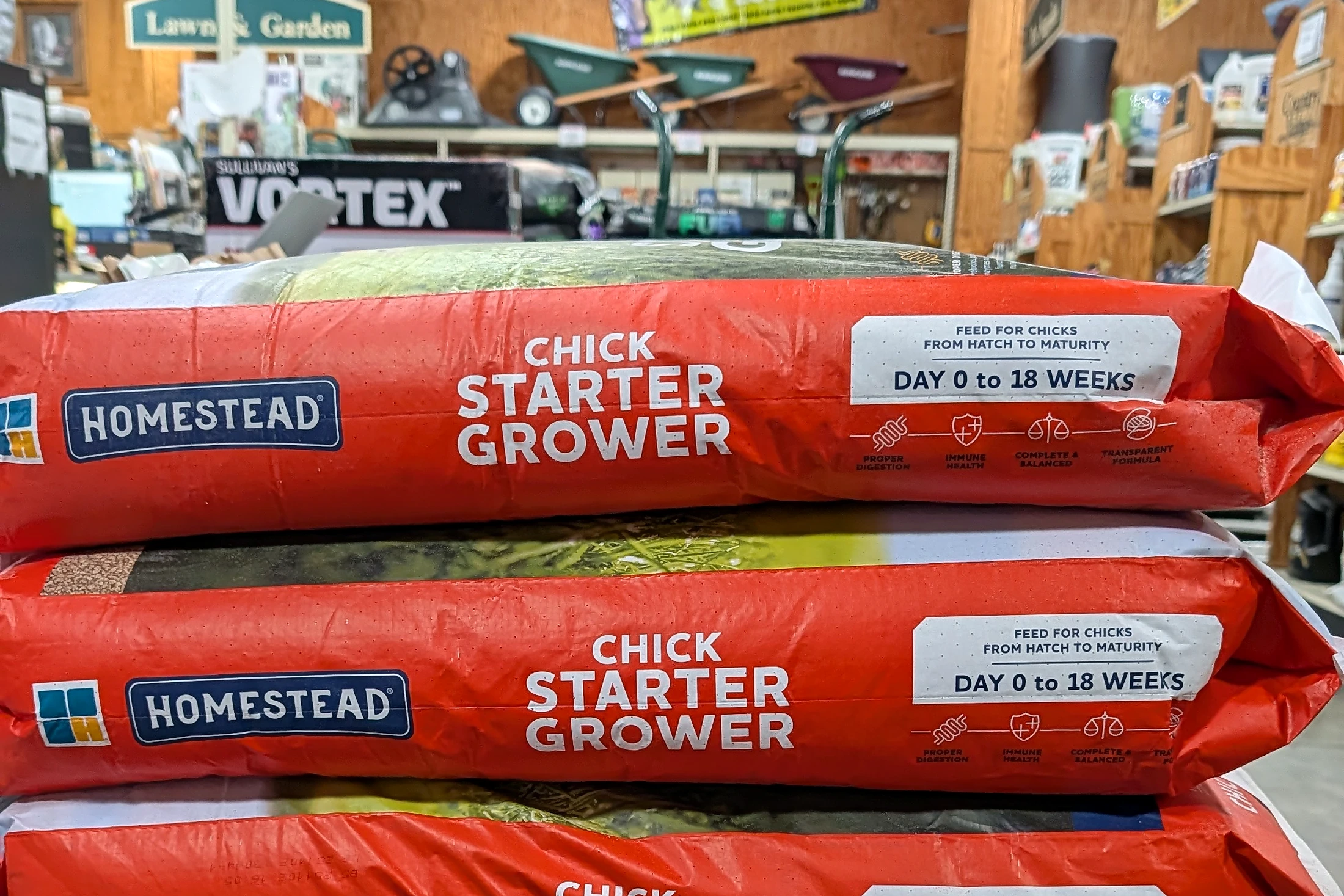 Hubbard Homestead chick starter grower at Farm Choice